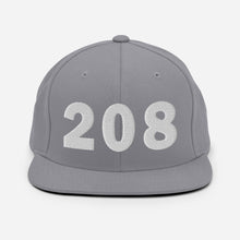 Load image into Gallery viewer, 208 Area Code Snapback Hat