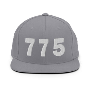 775 Area Code Snapback Hat