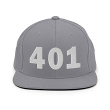 Load image into Gallery viewer, 401 Area Code Snapback Hat