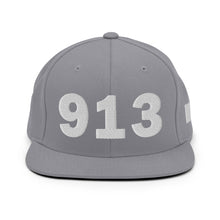 Load image into Gallery viewer, 913 Area Code Snapback Hat