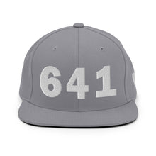 Load image into Gallery viewer, 641 Area Code Snapback Hat