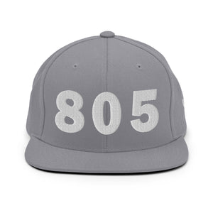 805 Area Code Snapback Hat