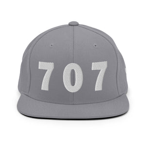 707 Area Code Snapback Hat