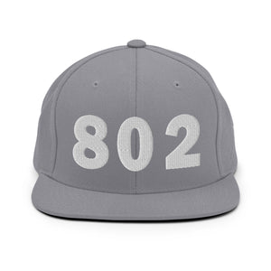 802 Area Code Snapback Hat