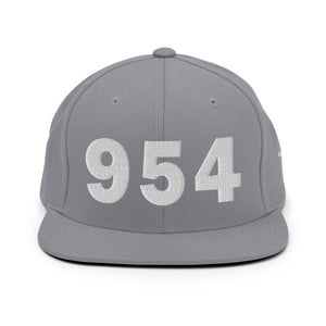 954 Area Code Snapback Hat