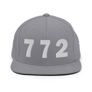 772 Area Code Snapback Hat