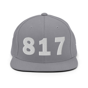 817 Area Code Snapback Hat