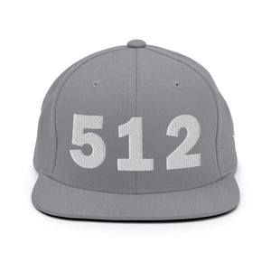 512 Area Code Snapback Hat