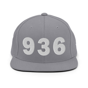 936 Area Code Snapback Hat