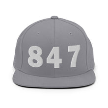 Load image into Gallery viewer, 847 Area Code Snapback Hat