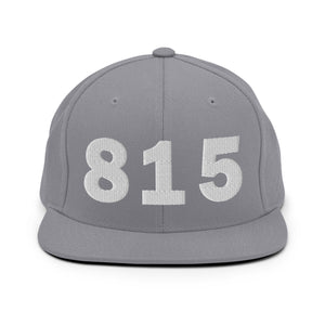 815 Area Code Snapback Hat