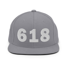 Load image into Gallery viewer, 618 Area Code Snapback Hat