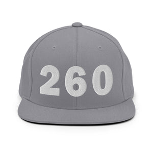 260 Area Code Snapback Hat