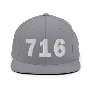 716 Area Code Snapback Hat