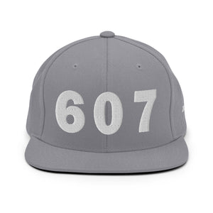 607 Area Code Snapback Hat