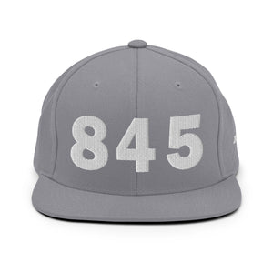 845 Area Code Snapback Hat