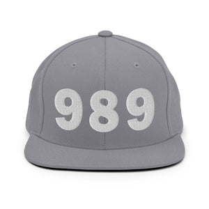 989 Area Code Snapback Hat