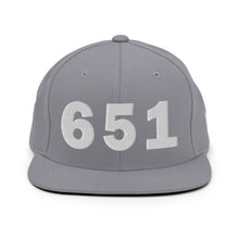 Load image into Gallery viewer, 651 Area Code Snapback Hat