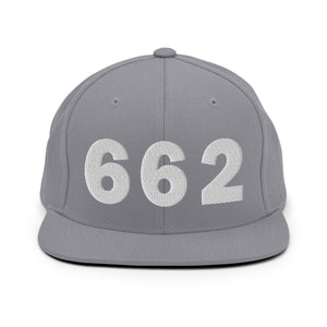 662 Area Code Snapback Hat