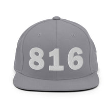 Load image into Gallery viewer, 816 Area Code Snapback Hat