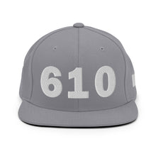 Load image into Gallery viewer, 610 Area Code Snapback Hat