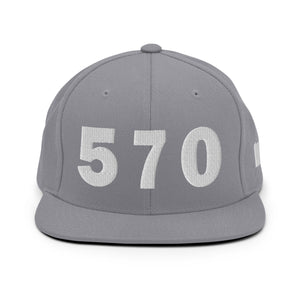 570 Area Code Snapback Hat