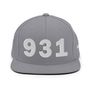 931 Area Code Snapback Hat