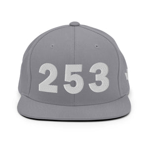 253 Area Code Snapback Hat