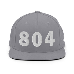 804 Area Code Snapback Hat