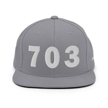 Load image into Gallery viewer, 703 Area Code Snapback Hat