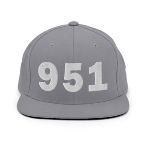 951 Area Code Snapback Hat