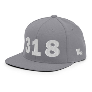 318 Area Code Snapback Hat