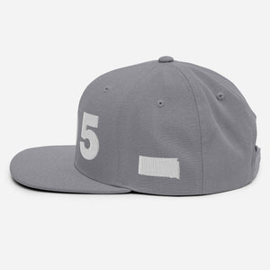 605 Area Code Snapback Hat