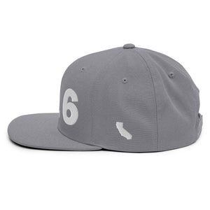 916 Area Code Snapback Hat