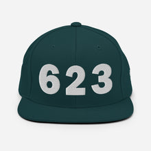 Load image into Gallery viewer, 623 Area Code Snapback Hat