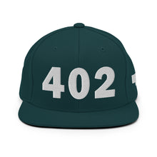 Load image into Gallery viewer, 402 Area Code Snapback Hat