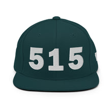 Load image into Gallery viewer, 515 Area Code Snapback Hat