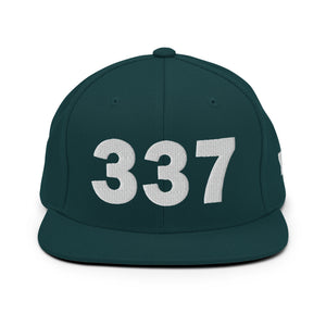 337 Area Code Snapback Hat