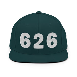 626 Area Code Snapback Hat