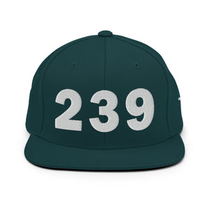 239 Area Code Snapback Hat