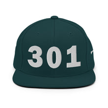 Load image into Gallery viewer, 301 Area Code Snapback Hat