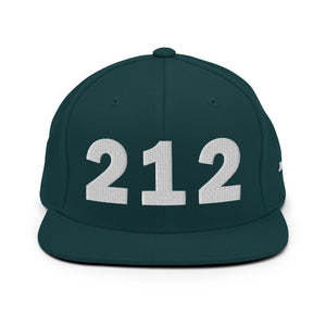212 Area Code Snapback Hat