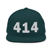 Load image into Gallery viewer, 414 Area Code Snapback Hat