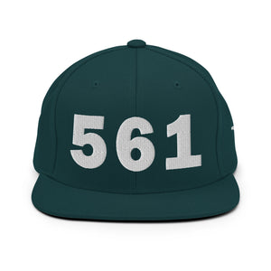 561 Area Code Snapback Hat