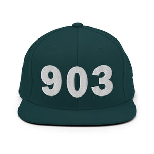 903 Area Code Snapback Hat