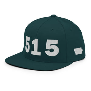 515 Area Code Snapback Hat