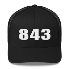Load image into Gallery viewer, 843 Area Code Trucker Hat