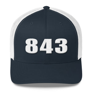 843 Area Code Trucker Hat