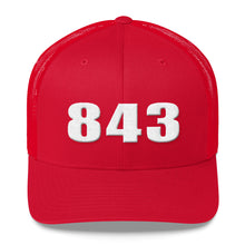 Load image into Gallery viewer, 843 Area Code Trucker Hat