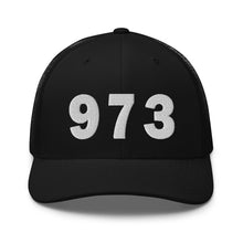 Load image into Gallery viewer, 973 Area Code Trucker Cap